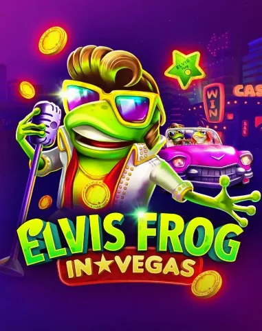 Elvis Frog in Vegas kikker met gitaar in Las Vegas bij Betory